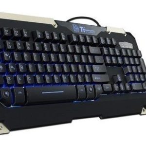 Teclado Gamer Y Mouse Commander Gaming Combo, Usb, Led Azul
