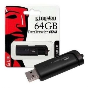 Dt104/64gb Memoria Kingston 64gb Usb 2.0 Win Mac Datatravele